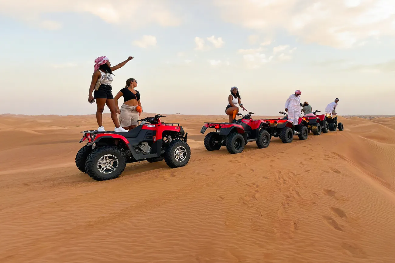 Dune buggy ride in Lahbab desert